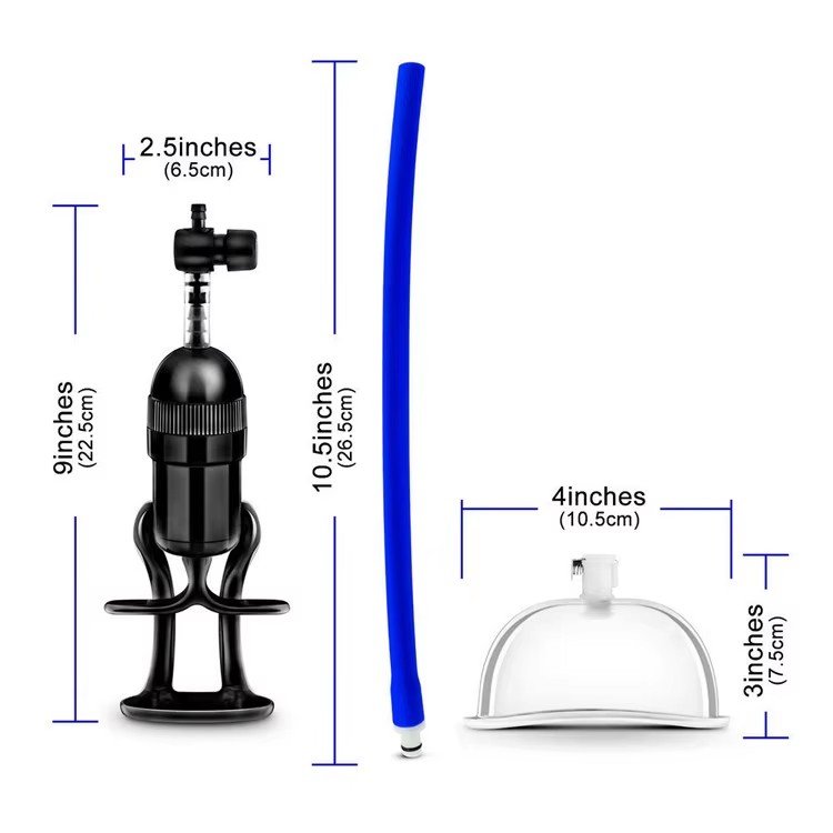Bomba de Vacío y Succión Íntima / Copas de Masaje Multiuso - Imagen 3