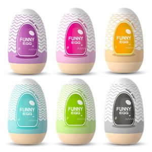 Huevo Masturbador Masculino Texturizado / Funny Egg Reutilizable
