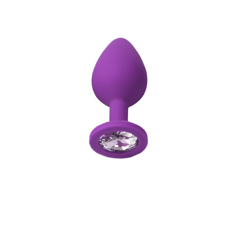 Plugs Anales de Silicona con Cristal Base - Imagen 5